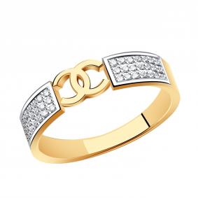 Золотое кольцо TALANT КФ 1113 с фианитом КФ 1113 фото